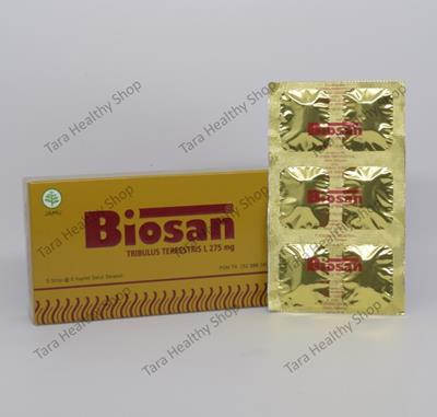 Biosan – 30 Kaplet Salut Selaput / Box (Tribulus Terrestris Berkualitas Untuk Kesehatan Seksual)