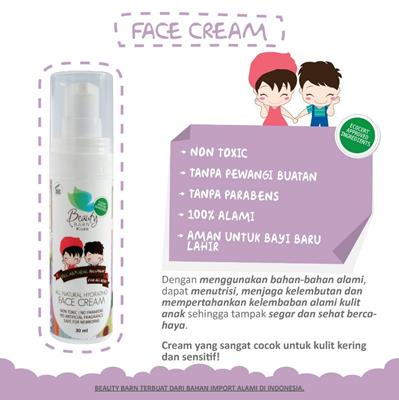 Beauty Barn Hydrating Face Cream 20 ml (Krim Wajah Bayi & Anak)