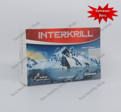 Interkrill – 30 Kapsul (Omega 3 + Antioksidan Berkualitas Tinggi)