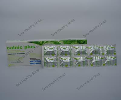 Calnic Plus Kaplet – 30 Kaplet (Kalsium Organik + Vitamin D3 Berkualitas)