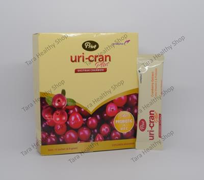 Prive Uri-cran Plus – 15 Sachet (Ekstrak Cranberry Yang Diperkaya Dengan Prebiotik & Probiotik Untuk Mengatasi Infeksi Saluran Kencing)