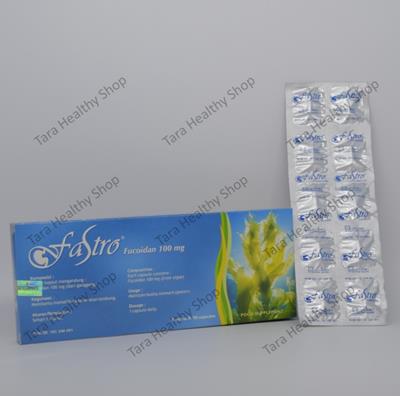 Fastro (Fucoidan) 100 mg – 20 Kapsul (Suplemen Kesehatan Lambung)