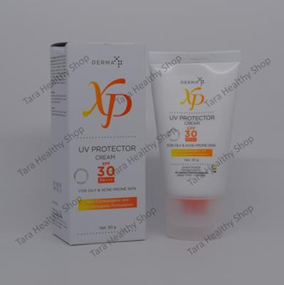 Derma XP UV Protector Cream SPF 30 – 30 gram (Tabir Surya Untuk Kulit Berminyak & Cenderung Berjerawat – Non Komedogenik)