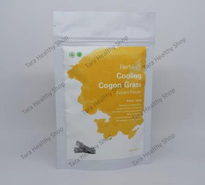 Herbilogy Cooling Cogon Grass Extract Powder 100% Natural – 100 gram (Membantu Meredakan Panas Dalam & Melancarkan Buang Air Kecil)