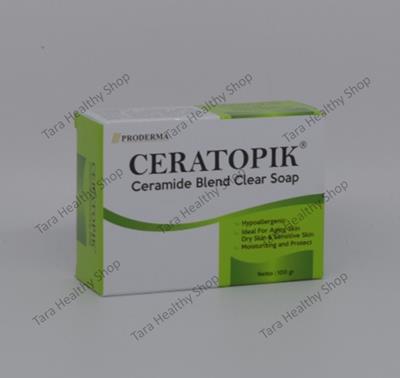 Ceratopik Ceramide Blend Clear Soap – Bar 100 gram (Sabun Untuk Kulit Kering & Sensitif)