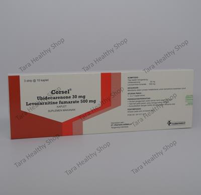 Corsel – 30 Kaplet / Box (Meningkatkan Pembakaran Lemak & Karbohidrat – Cocok Untuk Program Diet)